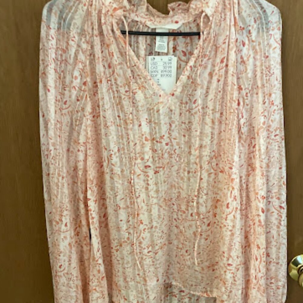 H&M Women's Floral Blouse